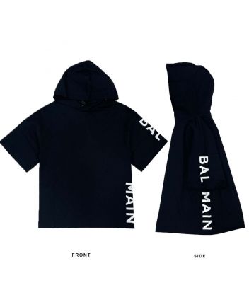 Boys Logo Print Hoodie T-shirt