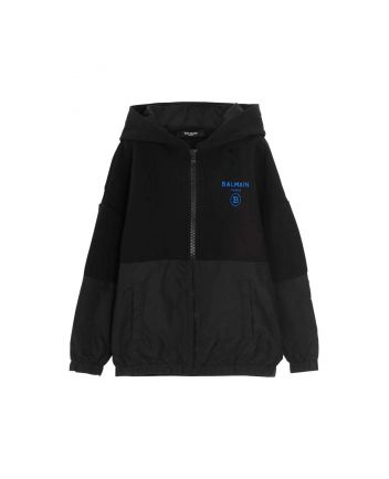 Black Half-n-Half Style Jacket By Balmain