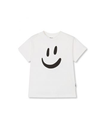 Kids White Organic Cotton Graphic T-Shirt