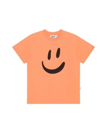 Unisex Orange Organic Cotton Graphic T-Shirt