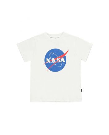 White Cotton NASA T-Shirt