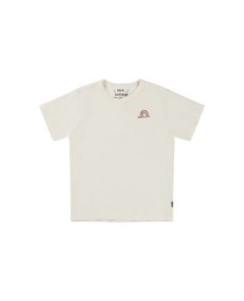 Kids Off White Half Sleeves T-Shirt