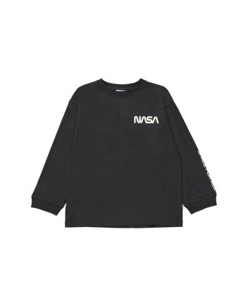 Boys Black Nasa Logo Sweatshirt