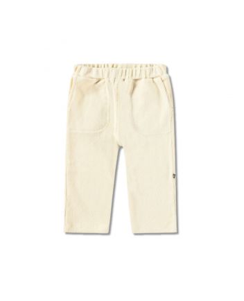 Baby Unisex Ivory Trousers With Front Pockets