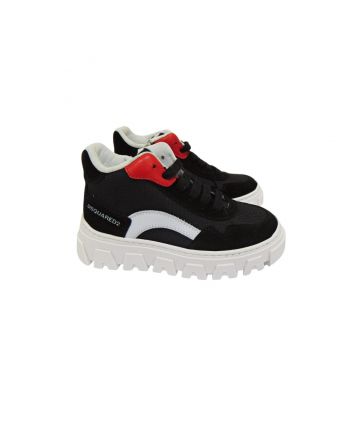 Black Canva Shoes For Boys