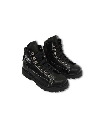 Black Ankle Length Boots By Dsquared2