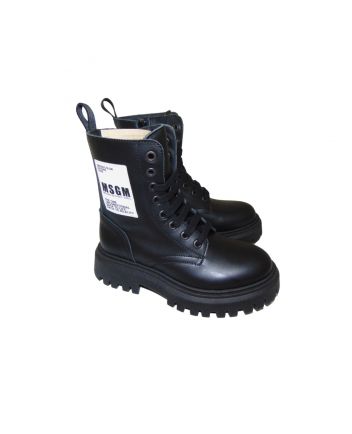 Rubber Sole Black Boots
