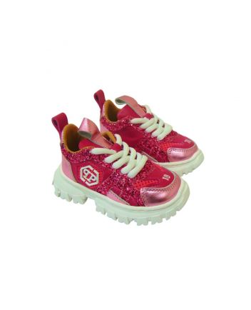 Glittery Pink Shoes For Girls