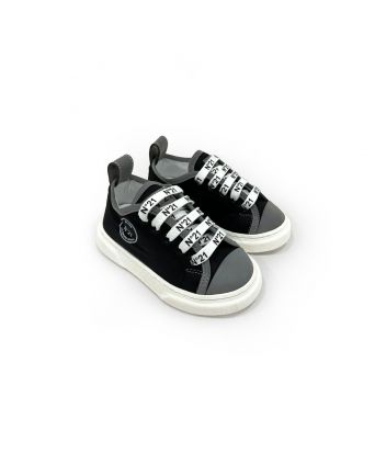 N21 Kids Logo Print Lace-up Sneaker