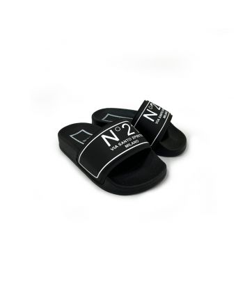 N21 KIDS Black Sliders