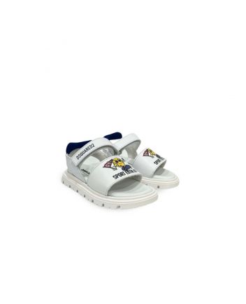 TOUCH-STRAP LOGO SANDALS