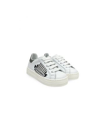 Dsquared2 White Kids Shoes