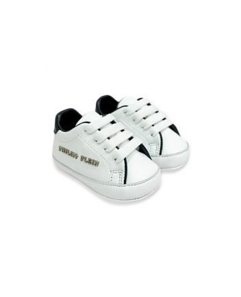 Baby Kids White Leather Shoes