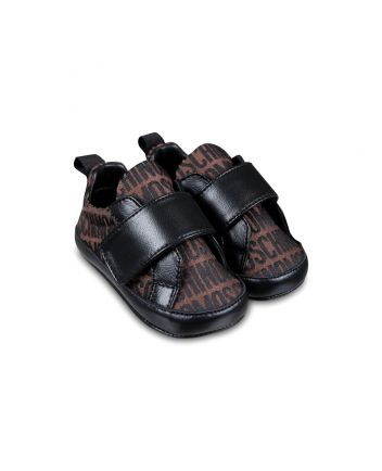 Baby Unisex Brown Jacquard Pre-Walkers