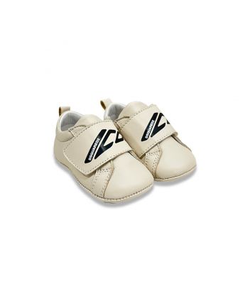 Baby Unisex Cream Icon-Print Pre-Walker