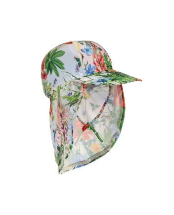 Green Floral Sun Hat (UPF 50+)
