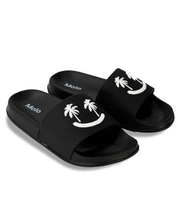Molo Black Flip Flops