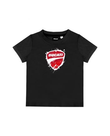 Boys Black Logo-Print Cotton T-Shirt