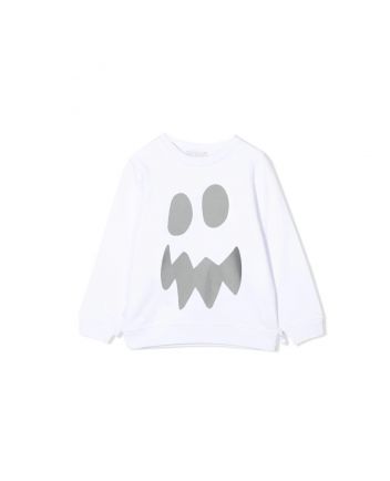 Grey Monster Print Sweatshirt