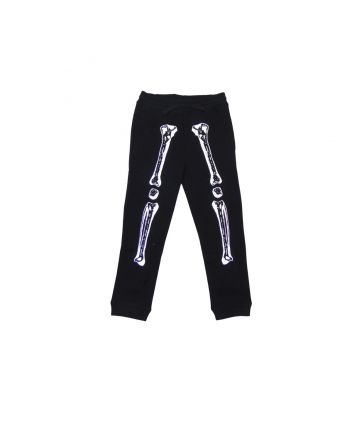 Unisex Black Skeleton Joggers