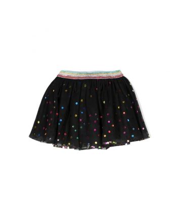 Polka Tulle Mini Skirt
