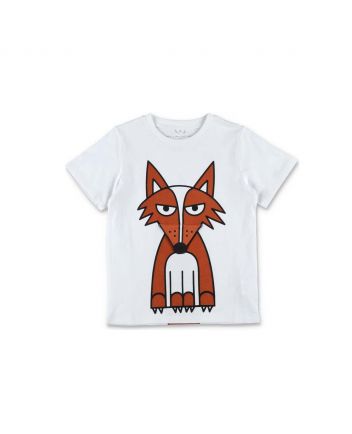 White Cotton Fox T-Shirt