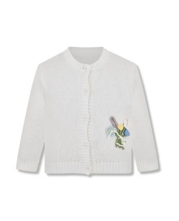 Knitted Cardigan, ecru