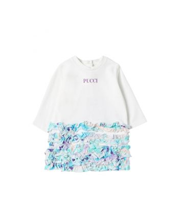 Emilio Pucci Long Sleeves Dress With Rouces