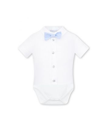 Combined Shirt-Bodysuit, warm white