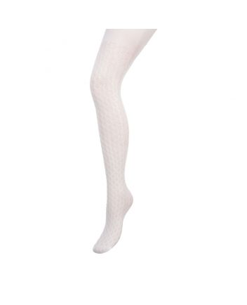 Microfiber tights, white