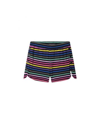 Girls Cotton Striped Shorts