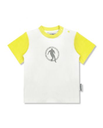 Baby Unisex White Logo-Print T-Shirt