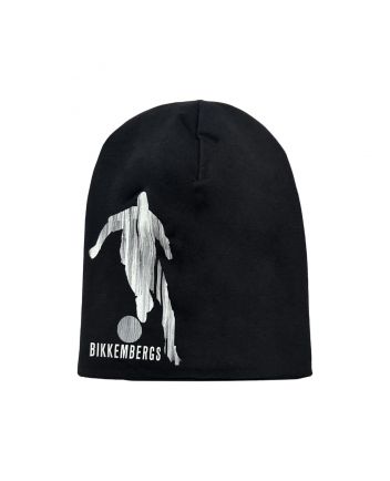 Boys Black Logo-Print Cotton Hat