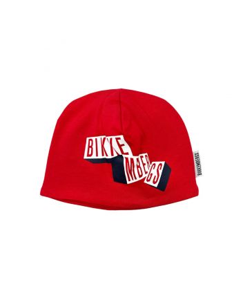 Baby Unisex Red Logo-Print Cotton Hat