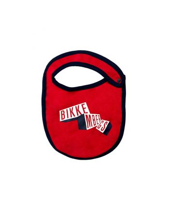 Baby Unisex Red Logo-Print Cotton Bib