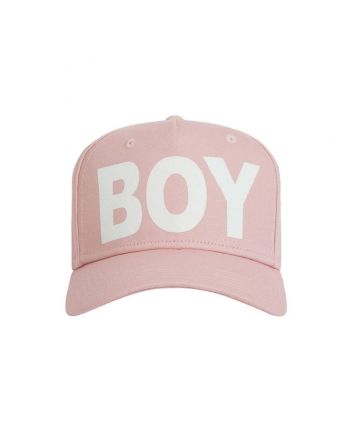 Pink BOY Printed Cap - Unisex