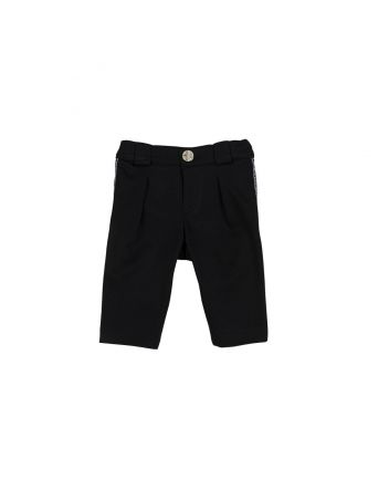 Black Straight Trouser For Baby Boys