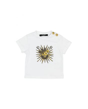 White Graphic Print Short Sleeve T-shirt