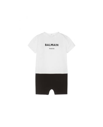 Baby Boys White and Black Shortie