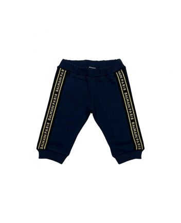 Baby Boy Navy Blue Cotton Trouser