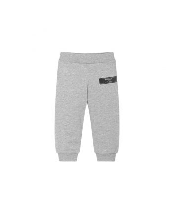 Baby Boys Grey Cotton Joggers