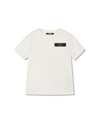 Boys Ivory Cotton T-Shirt