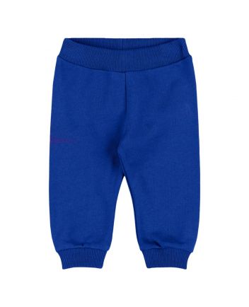 Unisex Baby Blue Coloured-Logo Joggers