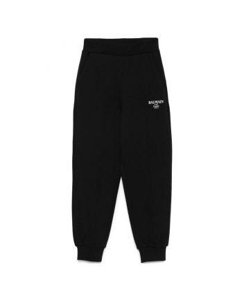Unisex Black Logo-Print Jogger