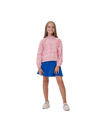 Footer Sweatshirt, branded print/powdery