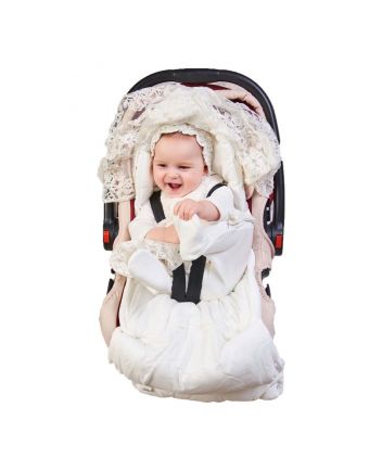 Sleeping bag (baby nest), ecru