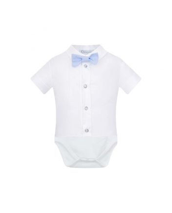 Combined Shirt-Bodysuit, warm white