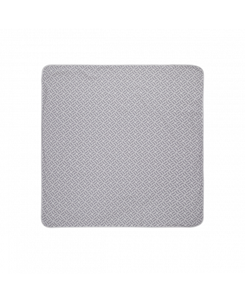 Knitted Diaper-Blanket, branded print