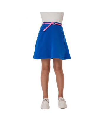 Belt Knitted Skirt, electric
