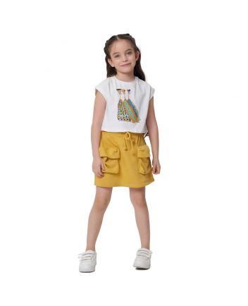 Silver Lurex Footer Skirt, kari